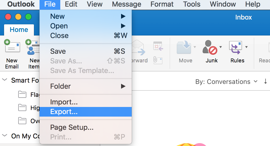 outlook for mac email backup